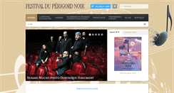 Desktop Screenshot of festivalmusiqueperigordnoir.com